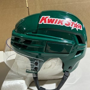 CCM Super Tacks X Pro Stock Hockey Helmet Visor Combo Medium Forest Green WILD (Used) 11127