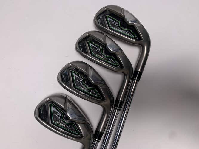 TaylorMade RocketBallz Iron Set 6-9 Stiff Steel Mens RH Midsize Grips