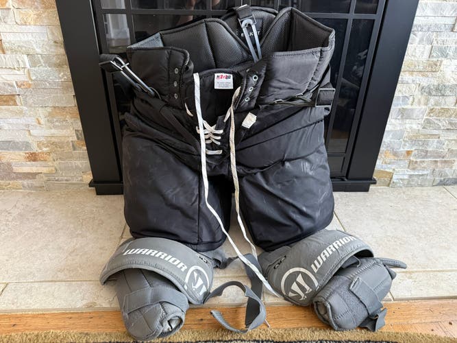 Senior Large Vaughn Pro Hockey Goalie Pants Pro Stock (Used)