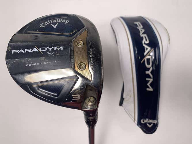 Callaway Paradym X 3 Fairway Wood 15* Aldila Ascent 40g Senior RH HC