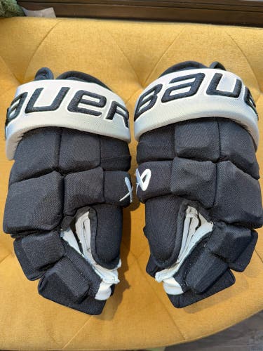 New Bauer Supreme MACH Hockey Gloves-13"-Custom Short Vapor Cuff