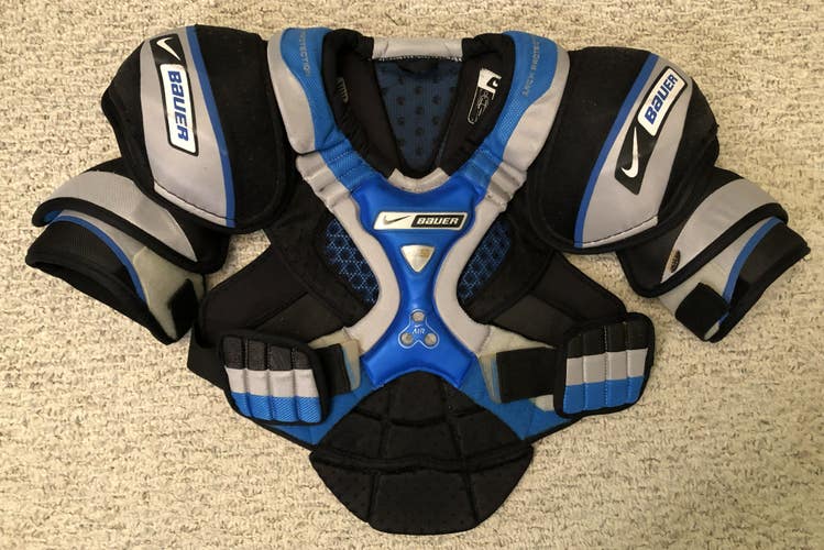 Large Senior Nike Bauer One90 Shoulder Pads (Used)