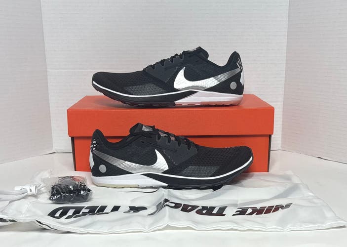 Black Unisex Size M 7.5 (W 8.5) Adult Nike Zoom Rival XC Shoes (New) Nike Zoom Rival XC 6 DX7999-001