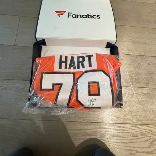 Carter Hart Signed Jersey w/COA - Fanatics