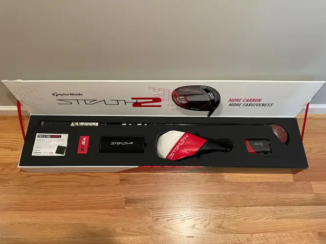 Taylormade Stealth 2 Plus Driver 9 Ventus 7X Black BlueTees Speaker Range Finder