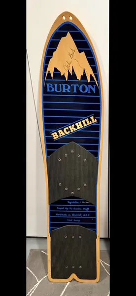 burton backhill snowboard 1984 Got snow VINTAGE 1980 BURTON BACKHILL SNOWBOARD