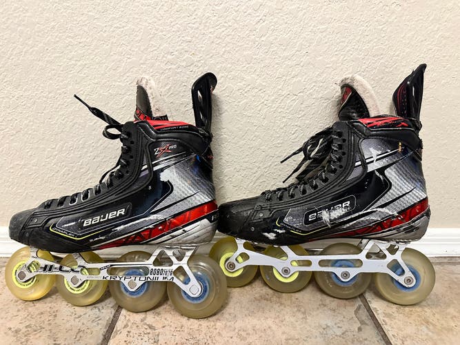 Bauer Vapor 2X Pro Inline Roller Hockey Skates Extra Wide Width Size 7.5 Fit 3 (Used)