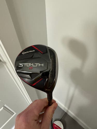 Men's 2023 TaylorMade Stealth 2 Right Handed Fairway Wood Stiff Flex 7 Wood (Used)