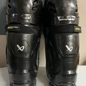 Senior Bauer Supreme M5 Pro 15" Shin Pads (Used)