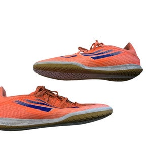 Used Adidas F50 Soccer Indoor Shoes Orange Senior 10 11873-S000233997