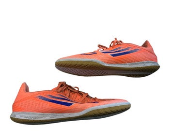Used Adidas F50 Soccer Indoor Shoes Orange Senior 10 11873-S000233997