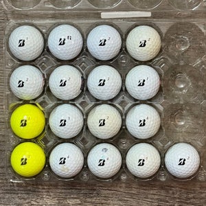 17 Bridgestone Tour B X Golf Balls - 5A/4A Condition