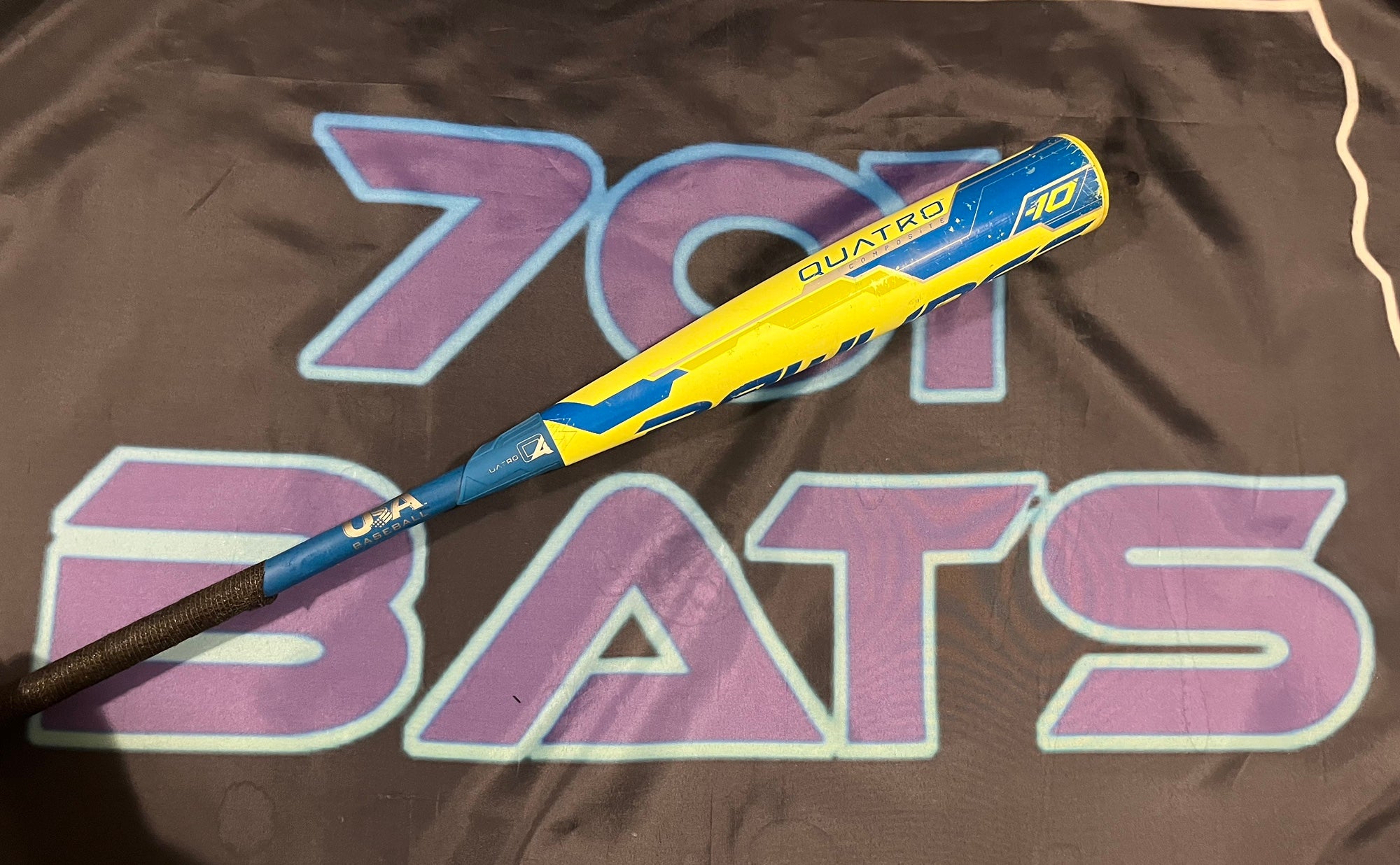 2018 Rawlings Quatro Glowstick Composite USA Certified Bat (-10