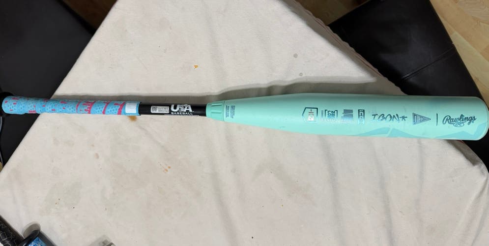 2026 Rawlings Icon Composite USABat Certified Bat (-10) 21 oz 31" (Used)