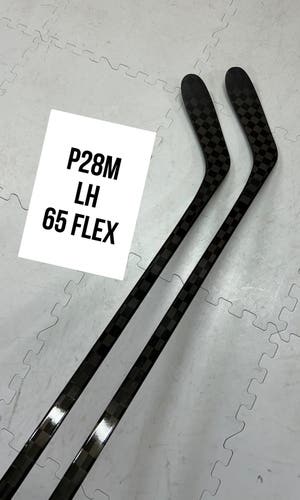 Senior(2x)Left P28M 65 Flex 63” ProBlackStock™ Unbranded Blackouts Pro Stock Nexus Hockey Sticks