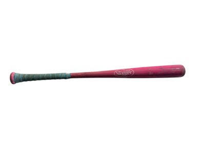 Used Louisville Slugger GENUINE BB/SB Wood Bat Pink 31" 11873-S000233923
