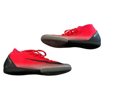 Used Nike Soccer Indoor Shoes Red Senior 7.5 11873-S000231349