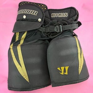 Warrior Hitman Hockey Pants Black/Gold JR Small