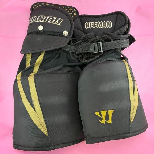 Warrior Hitman Hockey Pants Black/Gold JR Small