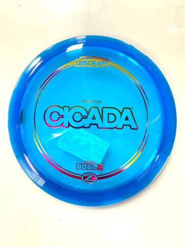Used Discraft CICADA Disc Golf Driver Royal Blue 11860-C000305376