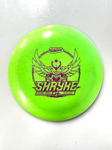 Used Innova SHRYKE Disc Golf Driver Green 11860-C000305369
