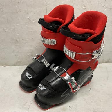 Used Nordica SPEED MACHINE J2 Boys DH Ski Boot Black And Red 215 MP - J03 11855-S000200225