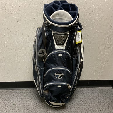 Used Taylormade Mens Cart Bag Navy Blue 11855-S000200194
