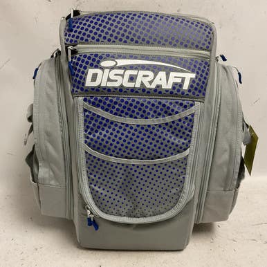 Used Discraft GRIP EQ BX2 Disc Golf Backpack Silver 11855-S000200174