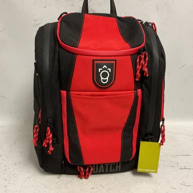 Used SQUATCH LORE 2.0 Disc Golf Backpack Red 11855-S000200175