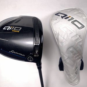 TaylorMade Qi10 MAX Driver 9* Fujikura Speeder NX 50g Senior Graphite Mens RH HC