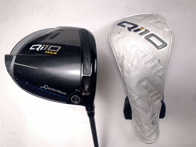 TaylorMade Qi10 MAX Driver 9* Fujikura Speeder NX 50g Senior Graphite Mens RH HC