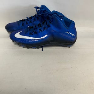 Used Nike ALPHA Adult FB Cleats Royal Blue Senior 11 11823-S000037585