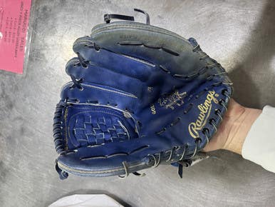 Used Rawlings HEART OF THE HIDE PRO-6BLUE BB/SB Glove RH Throw Royal Blue 12 3/4" 11605-S000213119