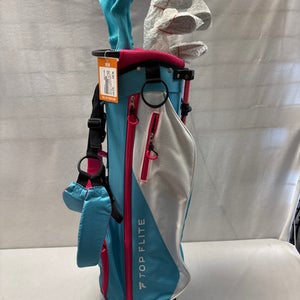 Used Top Flite 9 PIECE SET JUNIOR SET Jr Package Set RH Teal 9 Piece 11490-S000269714