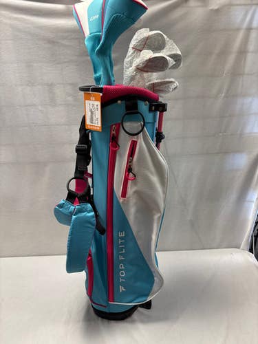 Used Top Flite 9 PIECE SET JUNIOR SET Jr Package Set RH Teal 9 Piece 11490-S000269714