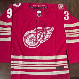 Detroit Red Wings Alex Debrincat #93 100 Year Centennial Jersey Adult Small (46)