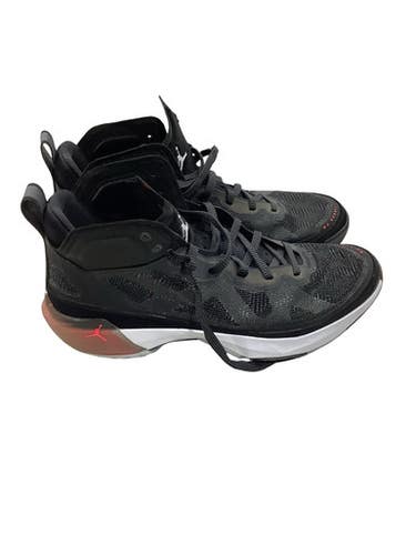 Used Jordan 37 BLACK HOT PUNCH Basketball Shoes M Black Senior 12 11347-S000265274