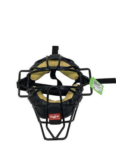 Used Rawlings CATCHER MASK Batting Helmet Mask Black MD 11347-S000265268