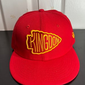 59Fifty Chiefs Kingdom Youth Fitted Hat 6 7/8 Red