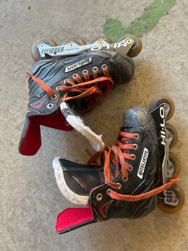 Junior Bauer Vapor XR500 Inline Skates Regular Width Size 1 (Used)