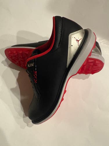 Nike Air Jordan ADG 5 Black Red Men’s 12 Golf Shoes FQ6642-001 New W/out Box