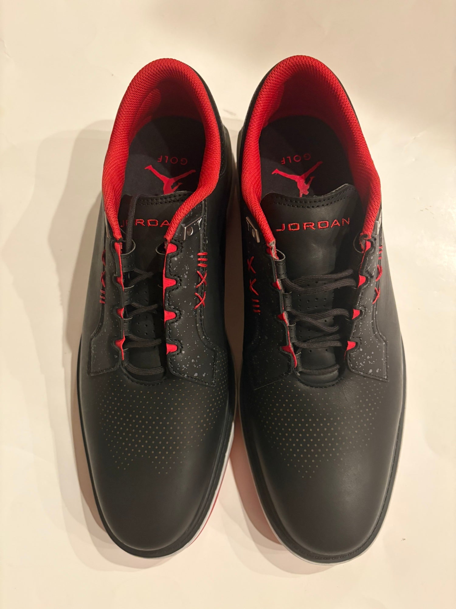 Men’s Sz 8 Nike Air Jordan ADG 5 Low Spikeless‎ Golf Shoe Black Red FQ7874-001 Nike Jordan ADG 5 Golf Shoes Black Fire Red | Mercari main image 2