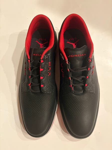 Nike Air Jordan ADG 5 Black Red Men's 12 Golf Shoes FQ6642-001 New