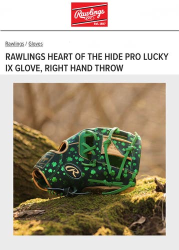 2025 Rawlings Heart of the Hide RH Infield Baseball Glove 11.5" (New)