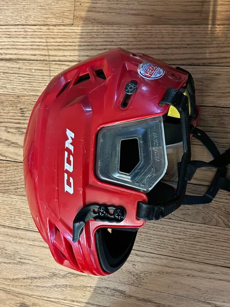 CCM Tacks 210 Helmet Pro Stock (Used)