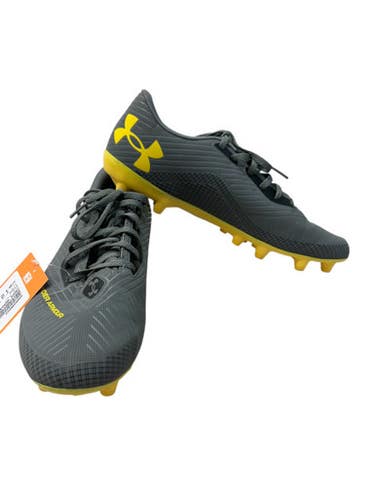 Used Under Armour SOCCER CLEAT Soccer Cleats Yellow And Grey Senior 10 11835-S000206022