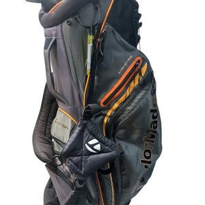 Used Taylormade GOLF STAND BAG Mens Stand Bag Dark Grey 11835-S000206115