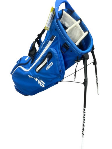 Used Ping HOOFER Mens Stand Bag Royal Blue 11835-S000206180