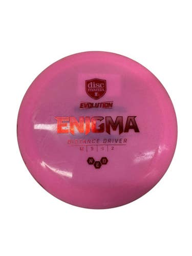 Used Discmania ENIGMA EVOLUTION Disc Golf Driver Pink 11835-S000205873