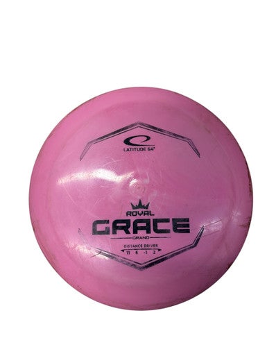 Used Latitude 64 ROYAL GRACE GRAND Disc Golf Driver Pink 173g 11835-S000205877